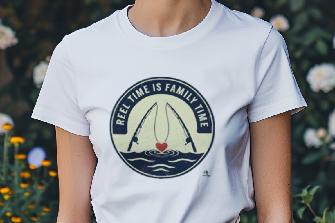 REEL TIME IS FAMILY TIME | Weekend Fishing T-Shirt