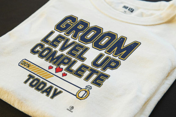 GROOM LEVEL UP COMPLETE TODAY | Funny Newlywed T-Shirt