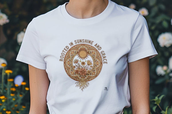 ROOTED IN SUNSHINE AND GRACE | Wildflower Soul T-Shirt