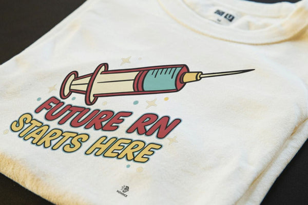 FUTURE RN STARTS HERE | Humorous Nursing Student T-Shirt