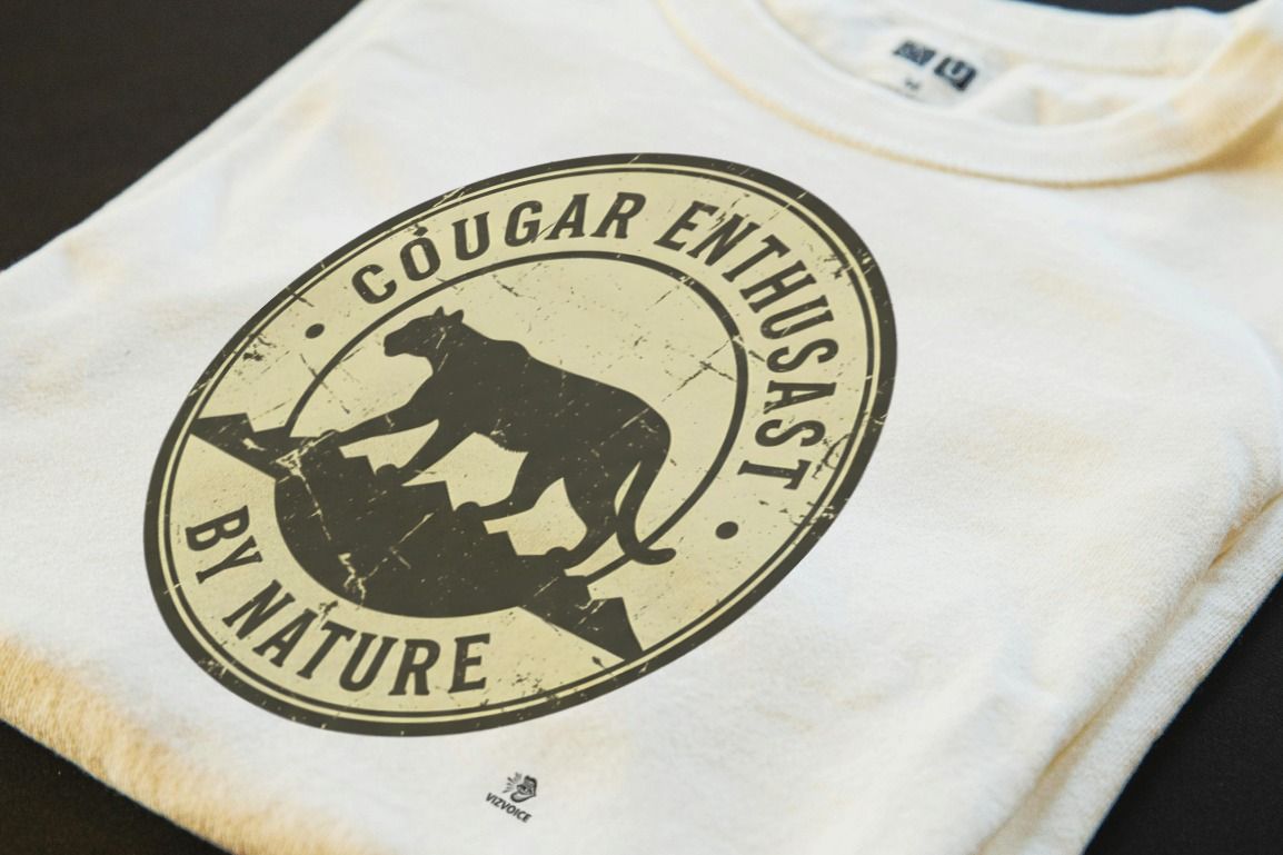 COUGAR ENTHUSIAST BY NATURE | Funny Mountain Lion T-Shirt