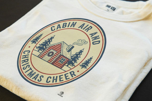 CABIN AIR AND CHRISTMAS CHEER | Cozy Christmas T-Shirt