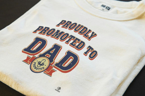 PROUDLY PROMOTED TO DAD | Funny T-Shirt for New Dads