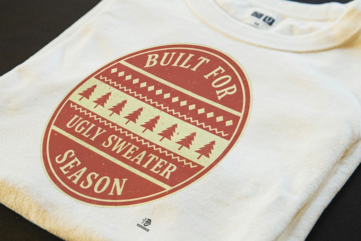 BUILT FOR UGLY SWEATER SEASON | Funny Christmas T-shirt