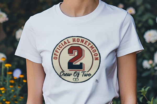 OFFICIAL HONEYMOON CREW OF TWO | Funny Honeymoon T-Shirt