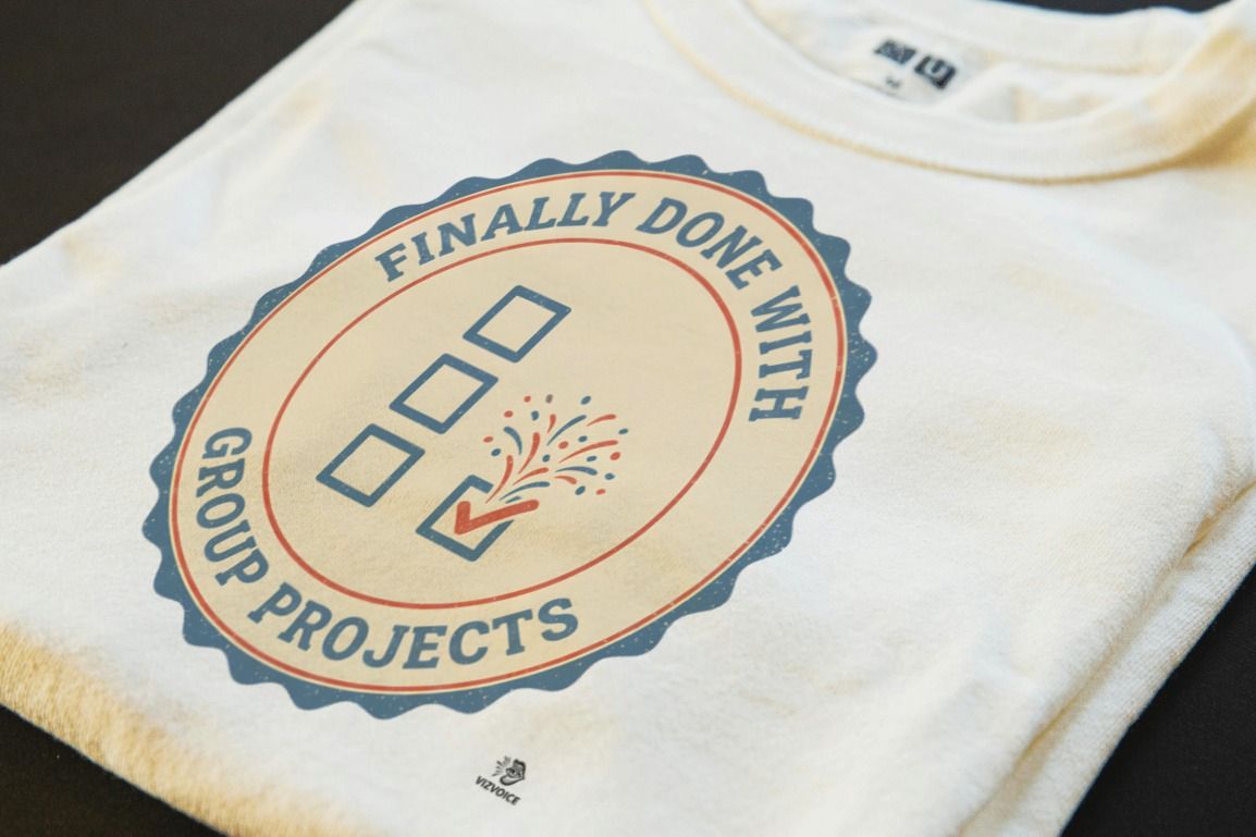 FINALLY DONE WITH GROUP PROJECTS | Funny Graduation T-Shirt