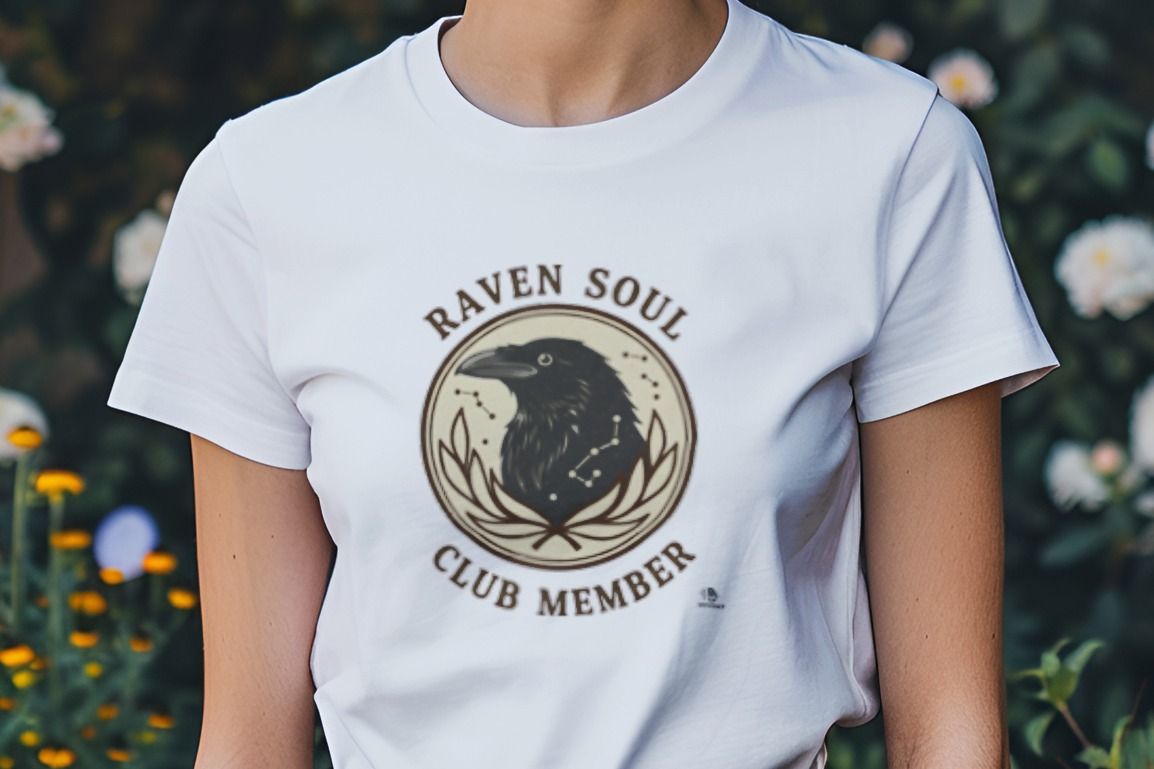 RAVEN SOUL CLUB MEMBER | Unique T-Shirt for Animal Lovers