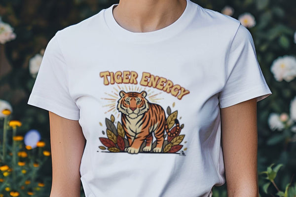 TIGER ENERGY | Wild Animal T-Shirt for Fun Lovers