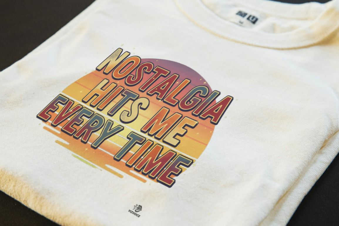NOSTALGIA HITS ME EVERY TIME | 80s Birthday T-Shirt