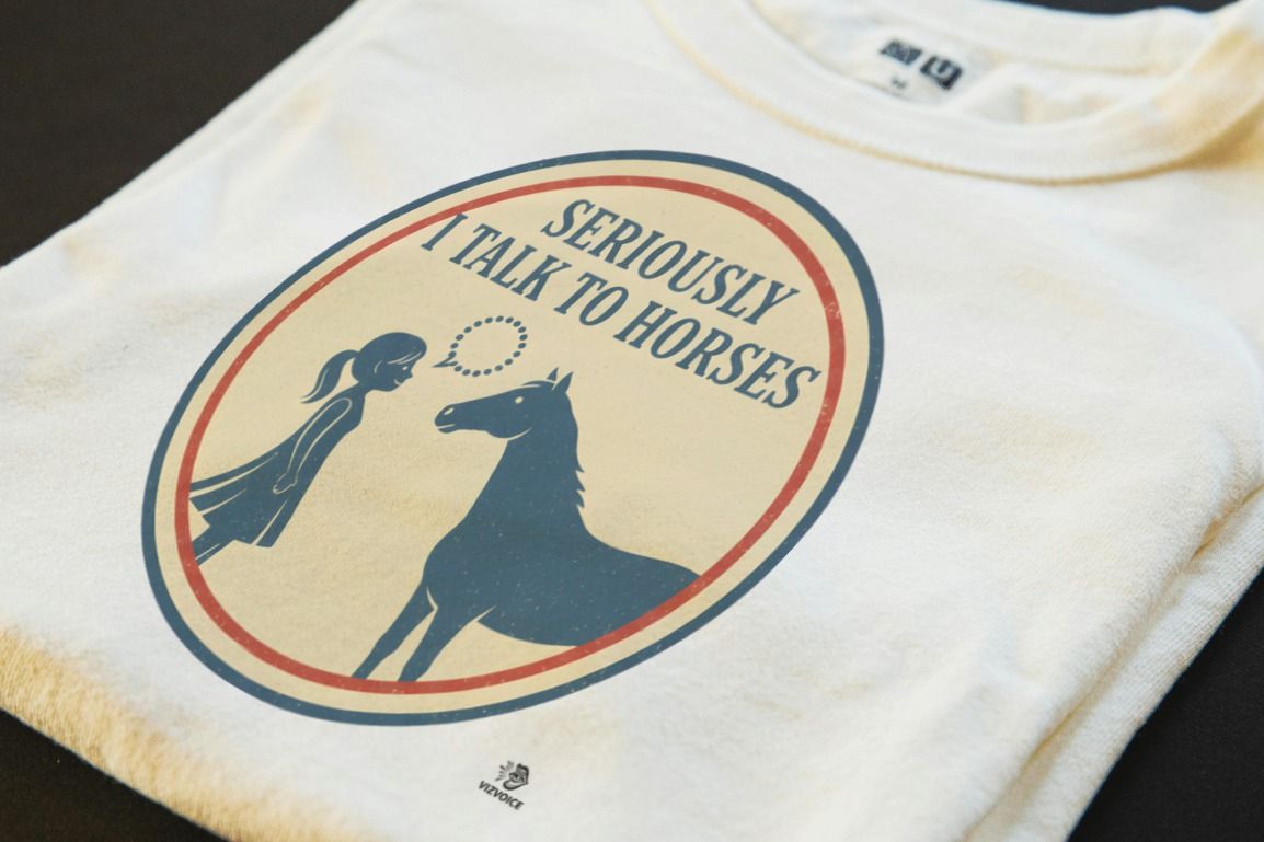 SERIOUSLY I TALK TO HORSES | Funny Horse Girl T-Shirt
