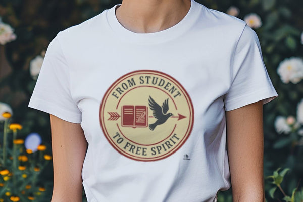 FROM STUDENT TO FREE SPIRIT | Funny Graduation T-Shirt