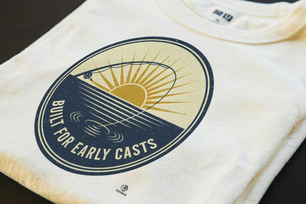 BUILT FOR EARLY CASTS | Funny Fishing T-Shirt