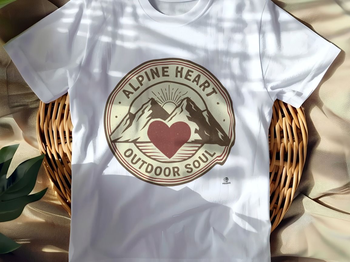 ALPINE HEART OUTDOOR SOUL | Mountain Life T-Shirt