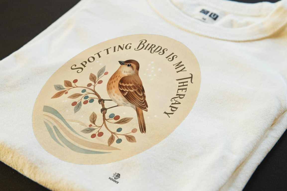 SPOTTING BIRDS IS MY THERAPY | Funny Bird Watching T-Shirt