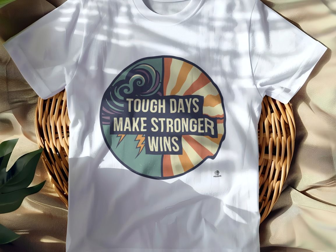 TOUGH DAYS MAKE STRONGER WINS | Motivational T-Shirt