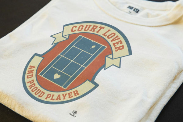 COURT LOVER AND PROUD PLAYER | Fun Tennis T-Shirt