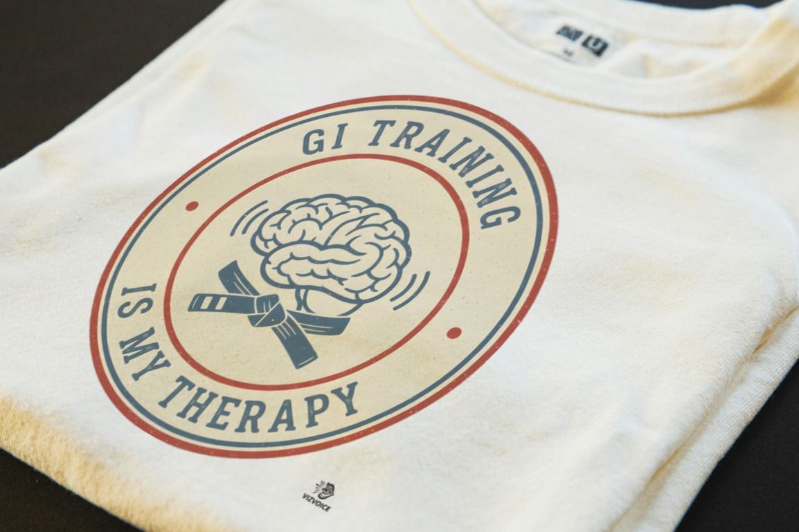 GI TRAINING IS MY THERAPY | Funny BJJ T-Shirt