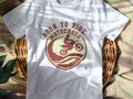 Motocross rider slogan design for dirt bike fans who live for jumps, roost, and track days