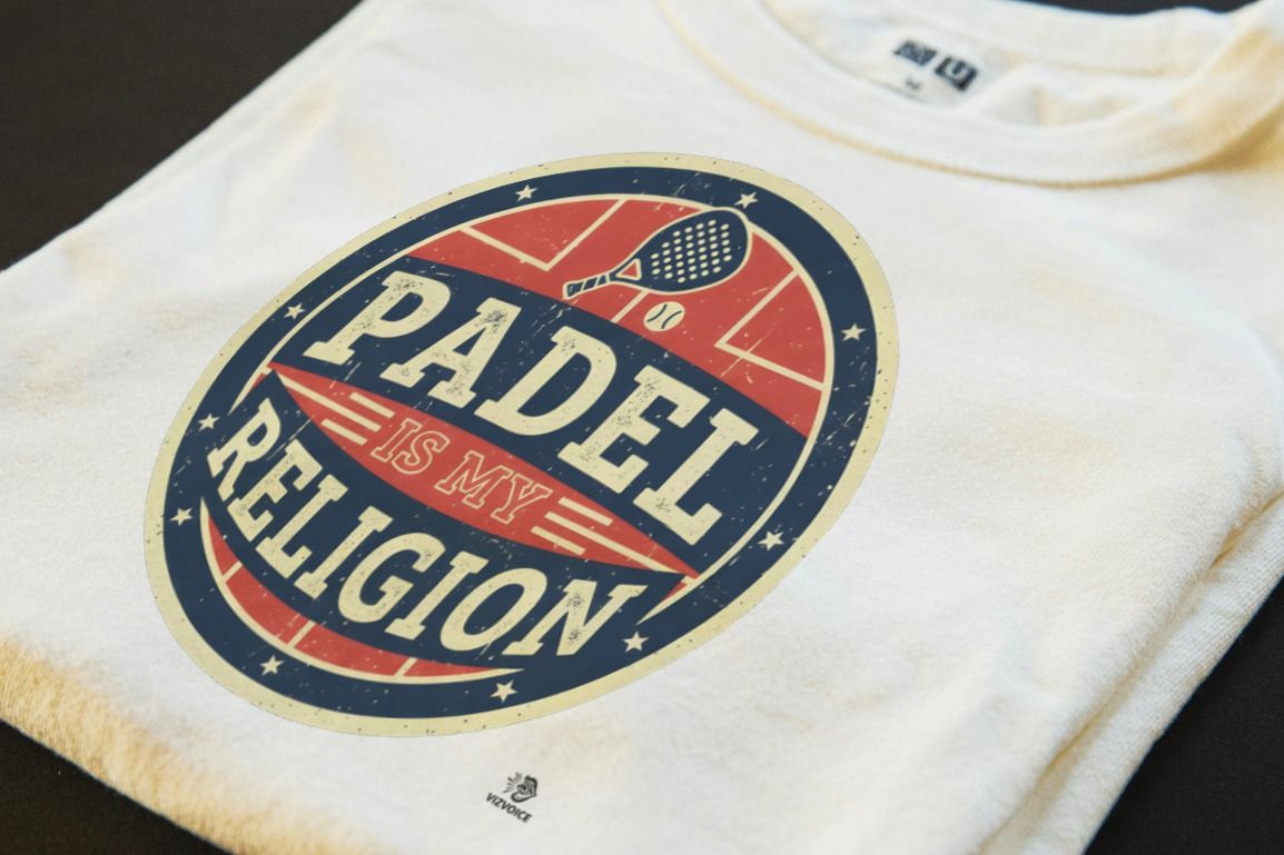 PADEL IS MY RELIGION | Funny Padel T-shirt for Fans