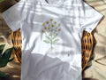 Chamomile Botanical Art T-Shirt | Vintage Herb Illustration