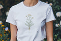 Yarrow Botanical Art T-Shirt | Embrace Nature's Beauty