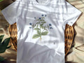 Borage Botanical Art T-Shirt | Vintage Herb Illustration