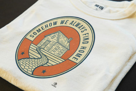 SOMEHOW WE ALWAYS FIND HOME | Sibling Bond T-Shirt