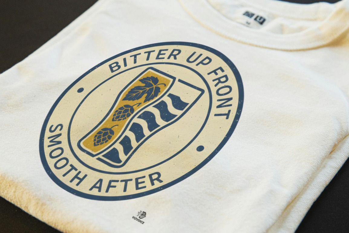 BITTER UP FRONT SMOOTH AFTER | Funny Beer Lover T-Shirt
