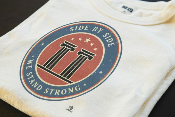 SIDE BY SIDE WE STAND STRONG | Sibling T-Shirt