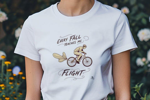 EVERY FALL TEACHES ME FLIGHT | BMX Sports T-Shirt