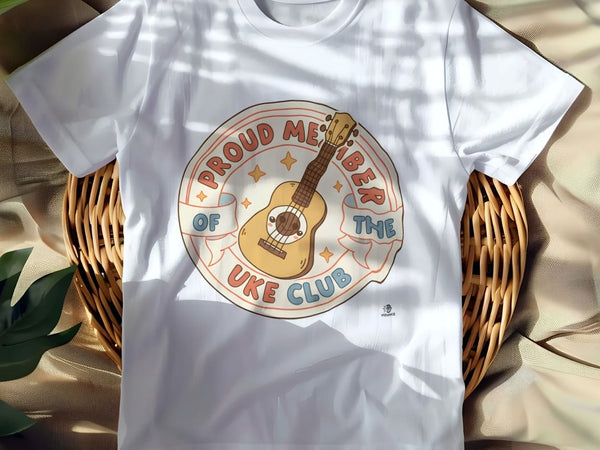PROUD MEMBER OF THE UKE CLUB | Fun T-Shirt for Ukulele Lovers