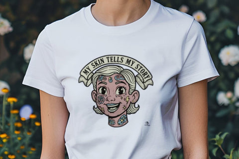 MY SKIN TELLS MY STORY | Tattoo Lovers T-Shirt