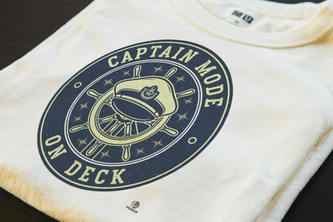 CAPTAIN MODE ON DECK | Fun Boating T-Shirt