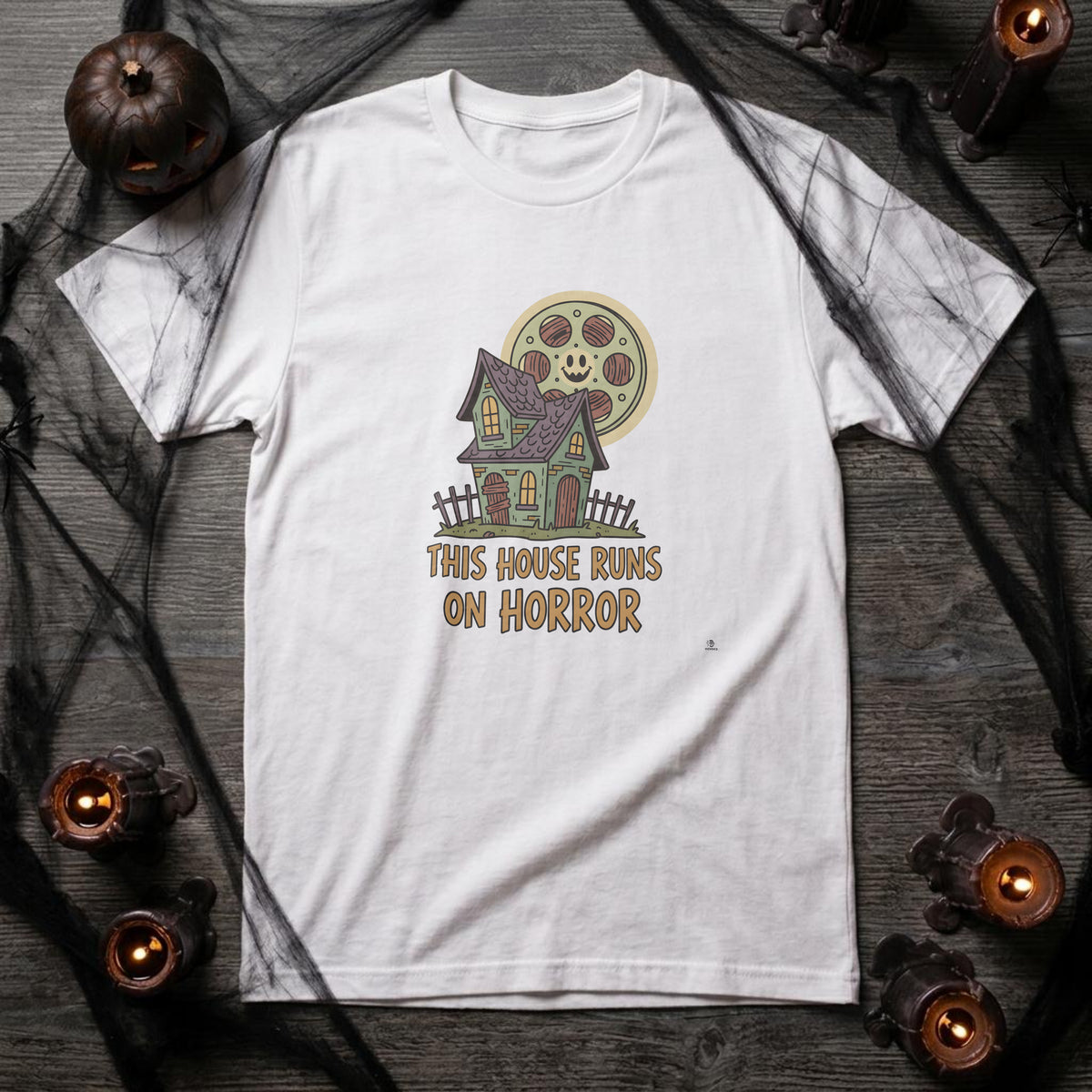 THIS HOUSE RUNS ON HORROR | Funny Horror Movie Lover T-shirt