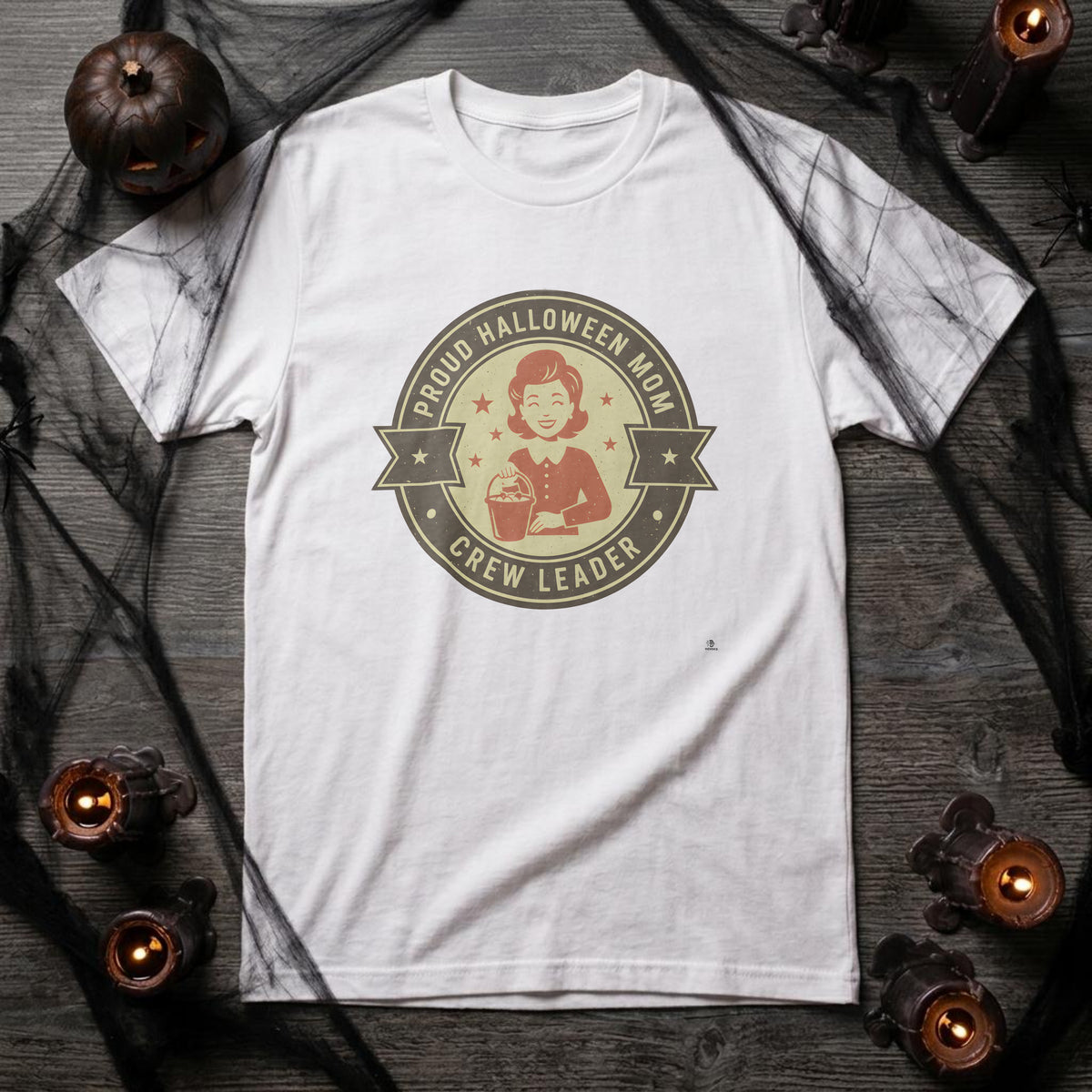 PROUD HALLOWEEN MOM CREW LEADER | Fun Halloween T-Shirt