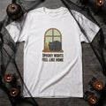 SPOOKY NIGHTS FEEL LIKE HOME | Cozy Halloween Cat Lover T-shirt - Halloween