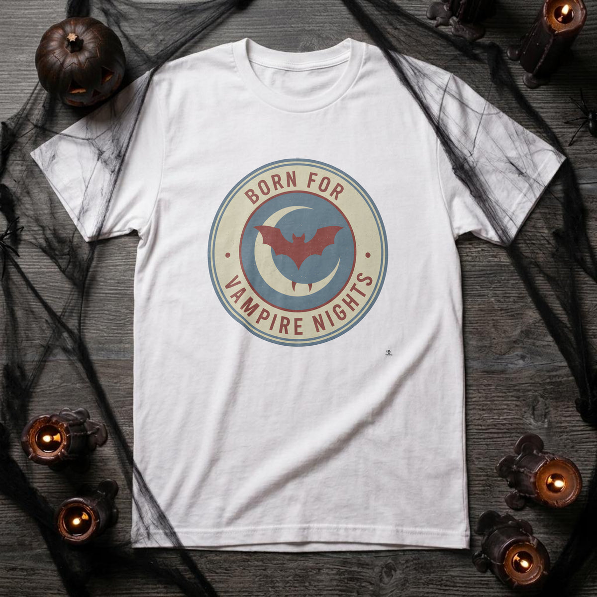 BORN FOR VAMPIRE NIGHTS | Spooky Halloween T-Shirt