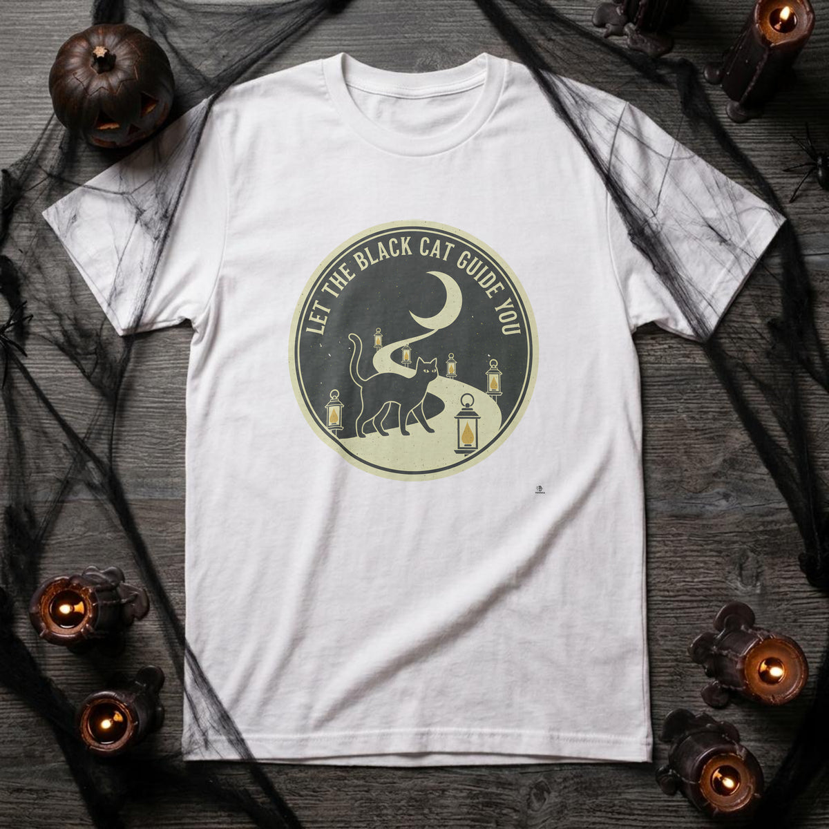LET THE BLACK CAT GUIDE YOU | Magical Black Cat T-shirt