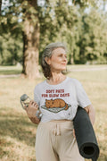 SOFT PATS FOR SLOW DAYS | Cozy T-Shirt for Senior Cat Parents - lifestyle