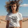 OFFICIAL CAKE QUALITY CONTROL | Humorous Birthday T-Shirt - lifestyle