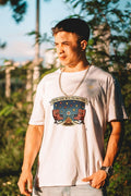 BEING HERE WITH YOU MATTERS | Humorous Camping Dad T-Shirt - lifestyle