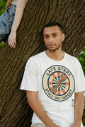 LATE START STILL ON TARGET | Funny Blue Collar T-Shirt - lifestyle