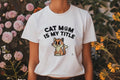 CAT MOM IS MY TITLE | Humorous Cat Mom T-Shirt