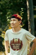 PINE FOREST HOLIDAY PERSON | Festive Nature Lover T-Shirt - lifestyle