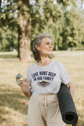 LOVE RUNS DEEP IN OUR FAMILY | Great Grandparent T-Shirt - lifestyle
