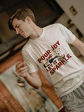 POUR JOY AND LET IT SPARKLE | Fun T-Shirt for Wine Lovers - lifestyle