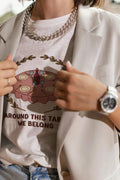 AROUND THIS TABLE WE BELONG | Humorous Wine Lovers T-Shirt