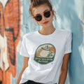 COFFEE TASTES BETTER OUTSIDE | Fun Camping T-Shirt - lifestyle