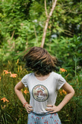 RAISE KIDS RIDE BIKES REPEAT | Fun Biker Mom T-shirt - lifestyle