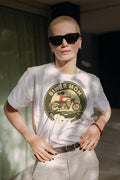BIKER MOM ON TWO WHEELS | Humorous Motorcycle T-shirt - lifestyle
